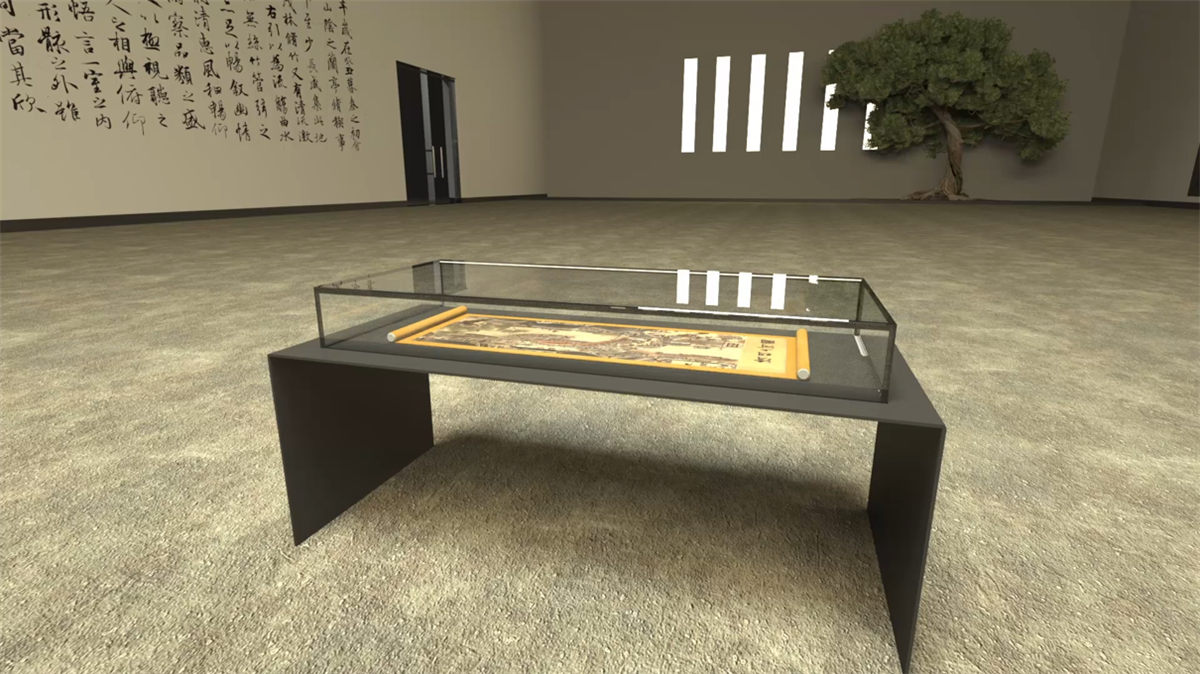 卷轴式展柜展示